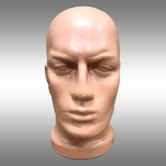 Erkek Kısa Büst Kafa Mankeni