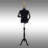 Erkek Ayaklı, Tel Kafalı ve Ahşap Kollu Plastik Terzi Manken