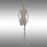 Safinaz Model Ayaklı, Sünger Kafalı, Ahşap Kollu ve Paçalı Plastik Terzi Manken