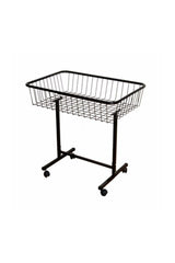 Tekerlekli Siyah Havuz Teşhir Sepeti