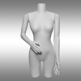 Bayan Paçalı ve Kollu Büst Manken