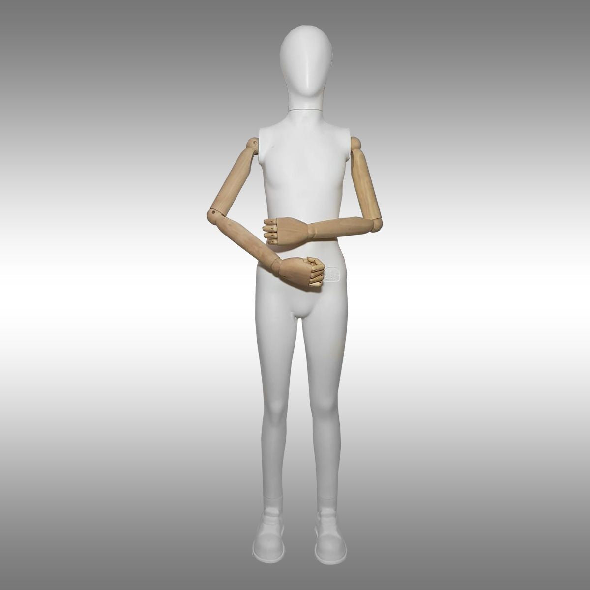 Suratsız ve Ahşap Kollu Garson Boy Mankeni