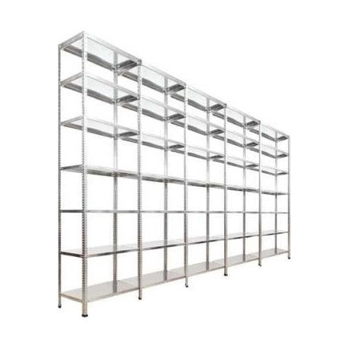 7 Katlı 5 Üniteli Bitişik Galvaniz Çelik Arşiv Depo Kiler Rafı